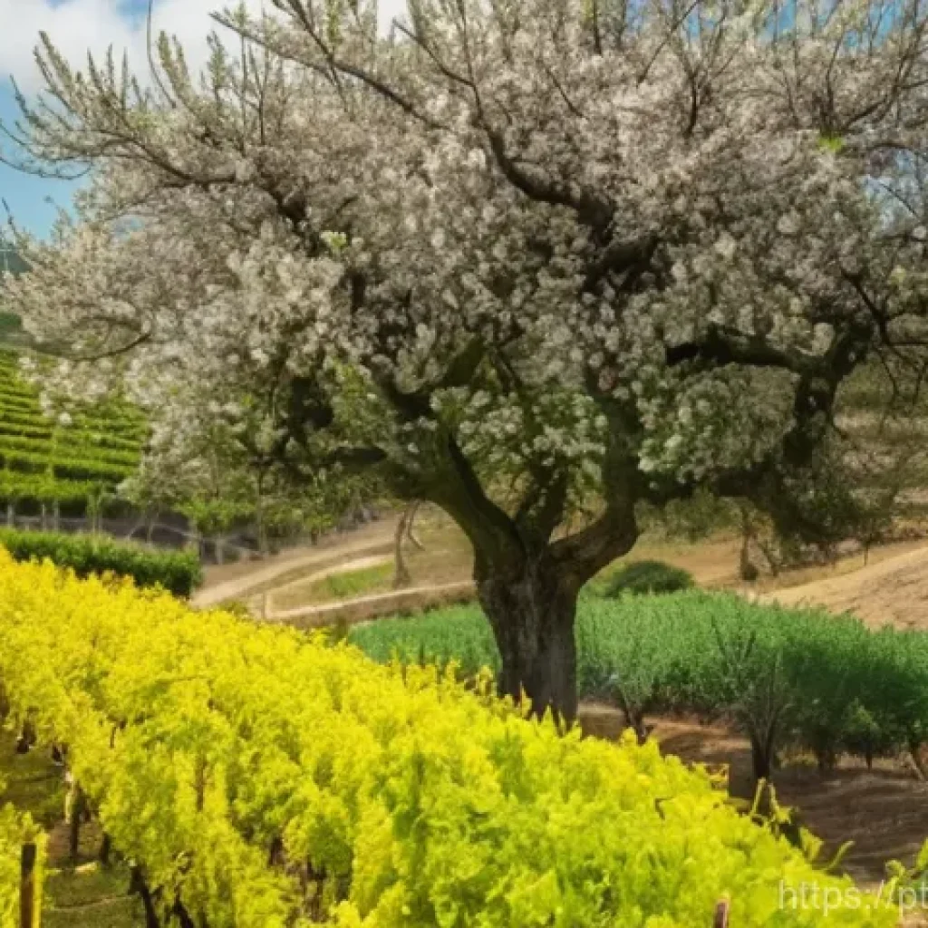 기후변화 시민 관측 참여를 위한 정책 제안 - **Prompt:** A vibrant, sun-drenched scene in a typical Portuguese village or rural landscape, showca...
