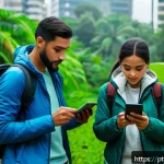 Home 21 기후변화 관측 참여를 위한 피드백 메커니즘 - A diverse group of Brazilian citizens, including young adults and elderly people, actively participa...